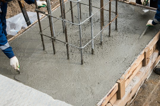 świeży beton